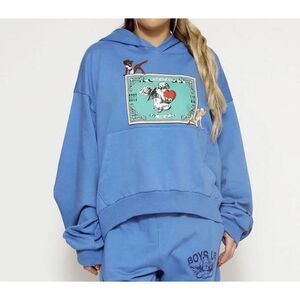Boys Lie Perfect Match Remix Hoodie | One Size in Blue